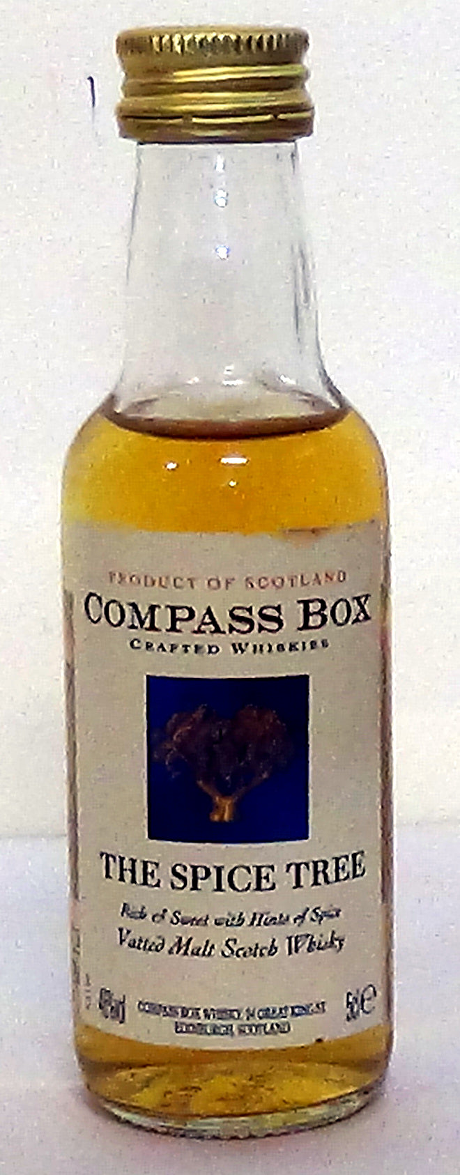 Compass Box Spice Tree Inaugural Batch Limited Edition 5cl