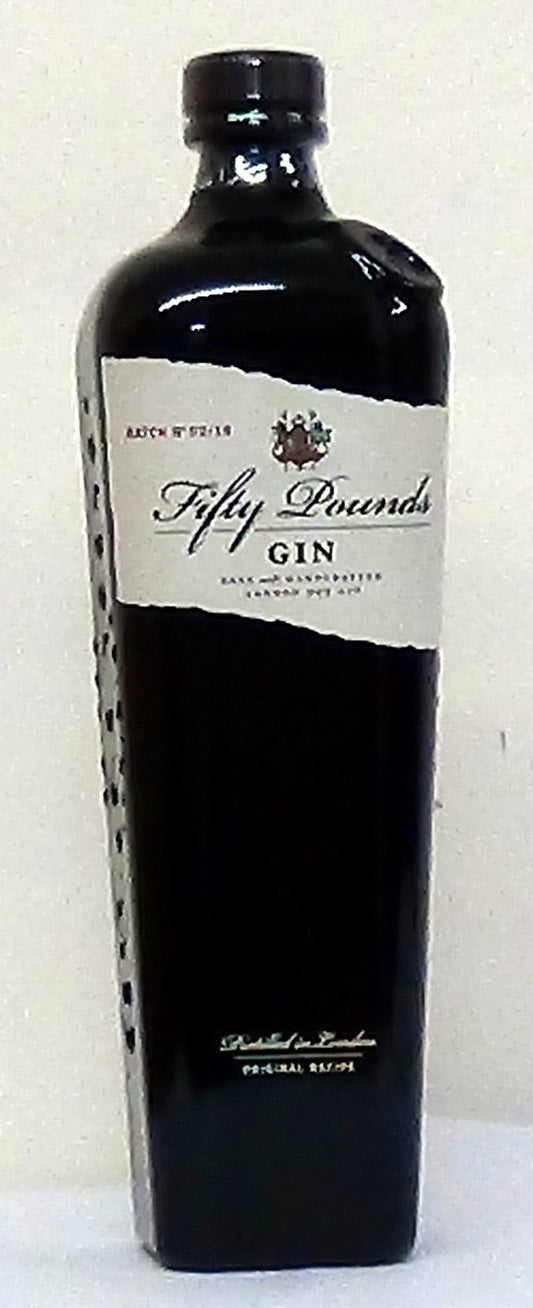 Fifty Pounds Single Batch Gin 43.5% - M&M Personal Vintners Ltd