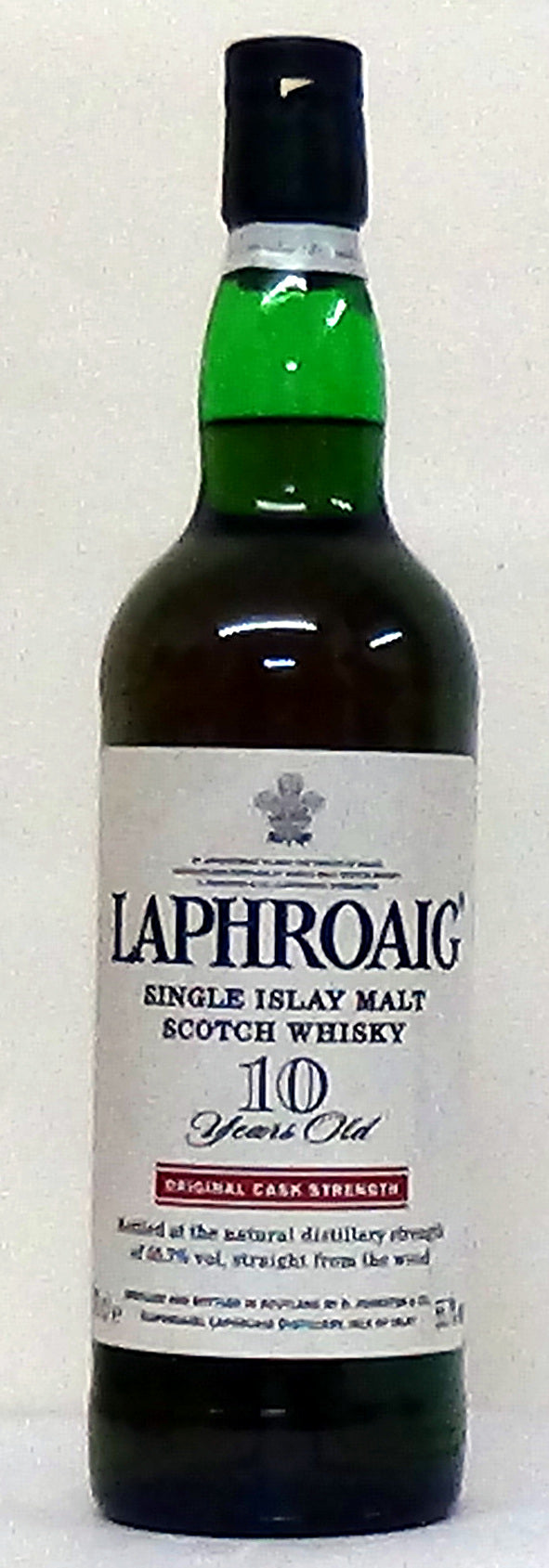 Laphroaig 10 Year Old Original Cask Strength 55.7% Abv - Whiskey - M&M
