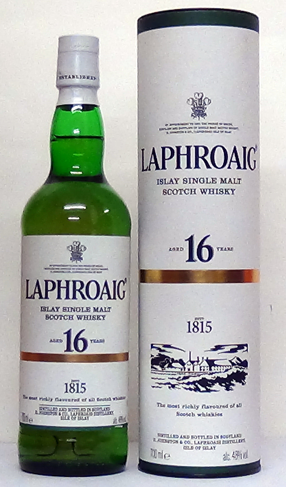 Laphroaig 16 Year Old 48% Abv Islay Malt - Scottish Whiskey - Whiskey 