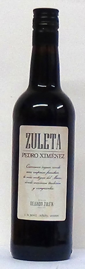 NV Zuleta 70cl Pedro Ximenez Sherry - Sherry Wines - Port & Sherry - M