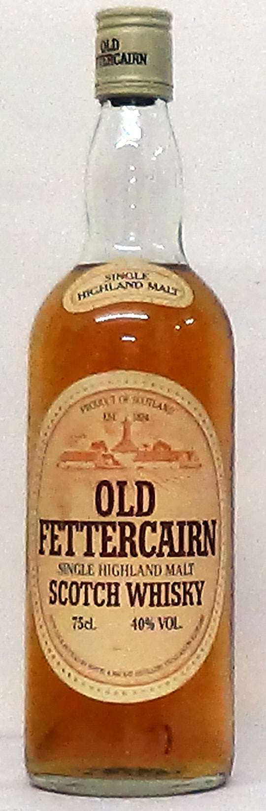 Old Fettercairn Highland Malt NAS 1980s - Scottish Whiskey - Whiskey -