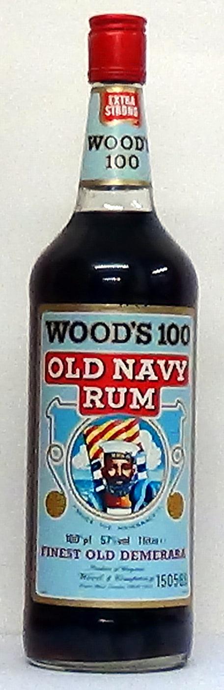 1970’s Wood’s 100 Old Navy Rum 57% Abv1 Litre - Rum & Tequila - Spirit
