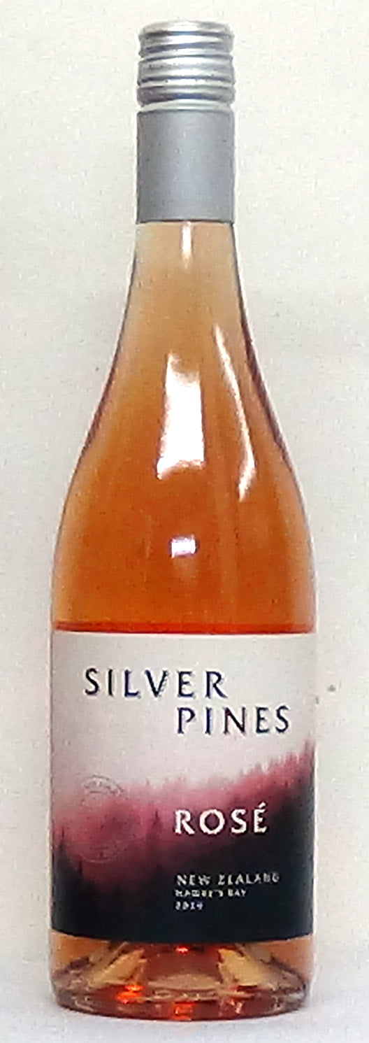 Silver Pines Pinot Noir Rose Hawks Bay New Zealand - New Zealand Wines