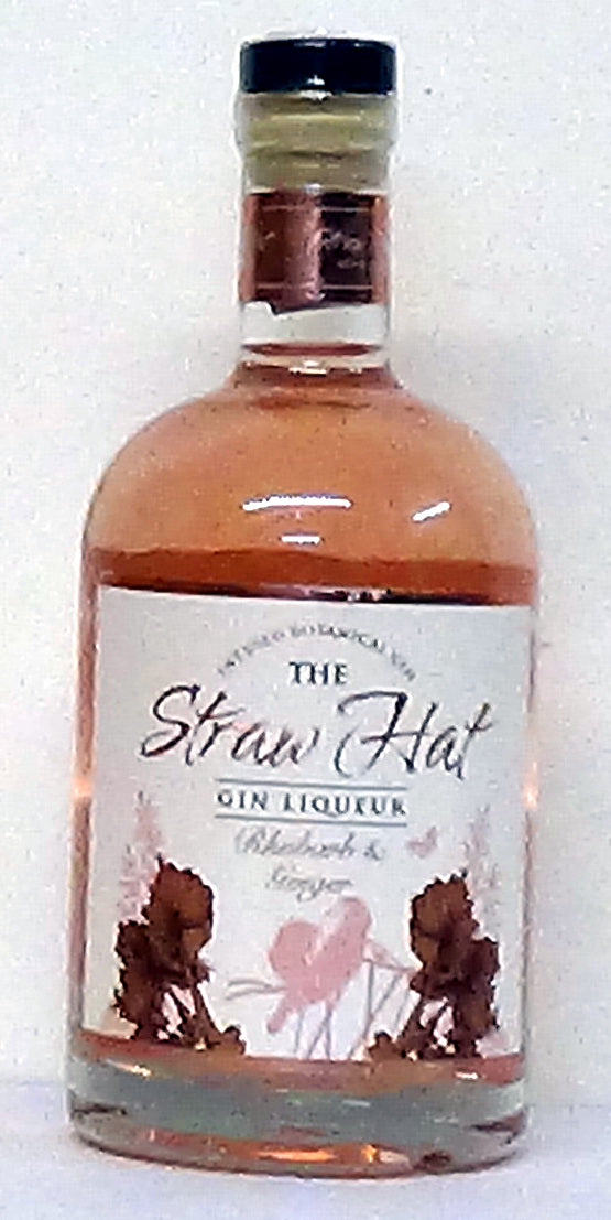 The Straw Hat Rhubarb & Ginger Gin Liqueur 50cl