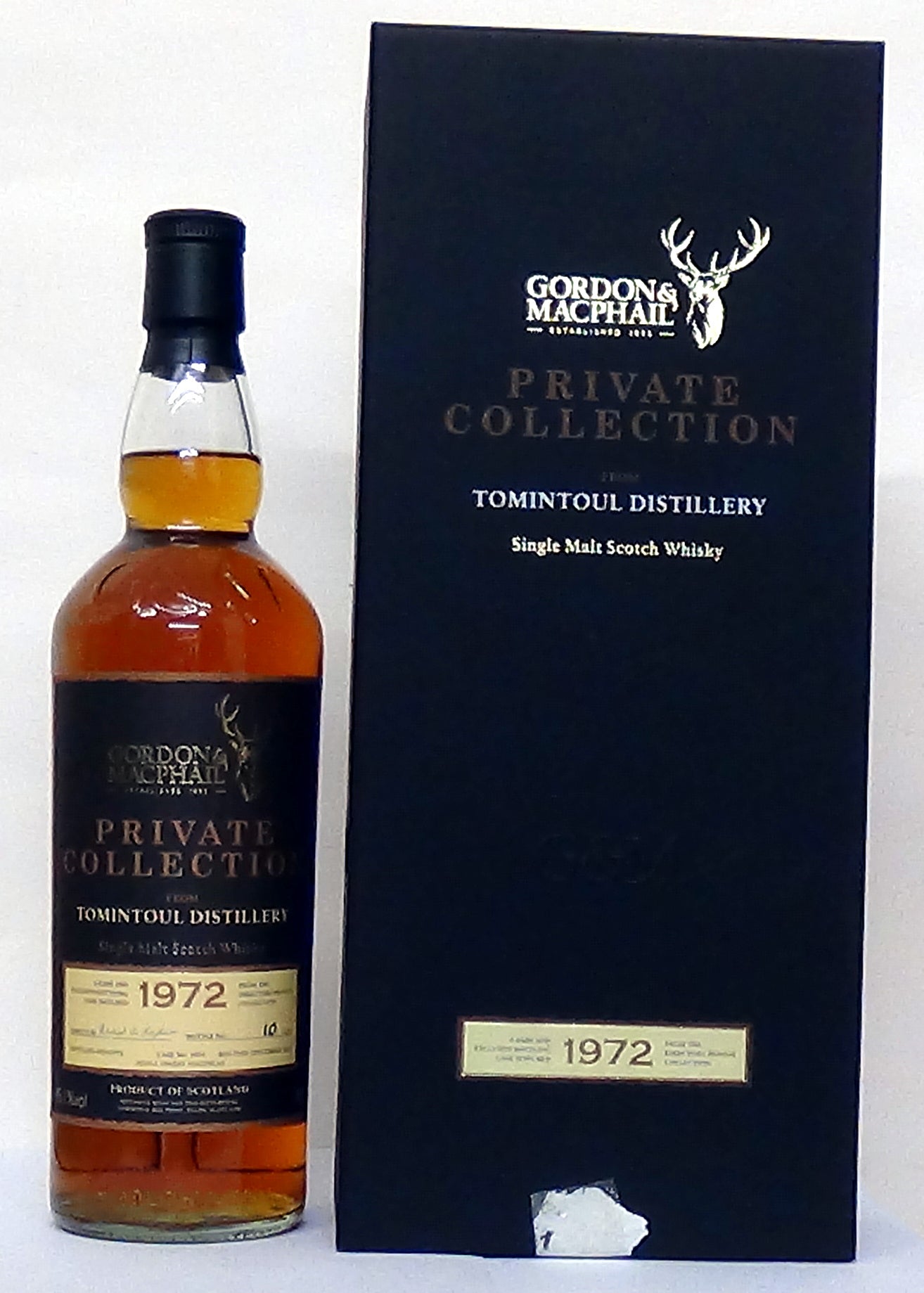 Tomintoul Gordon & macphail Private Collection Bottled Sept 2012, Refill Sherry Hogshead cask 45.1% Abv