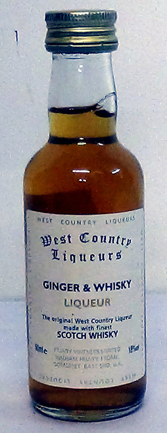 West Country whisky and ginger liqueur 5cl £5