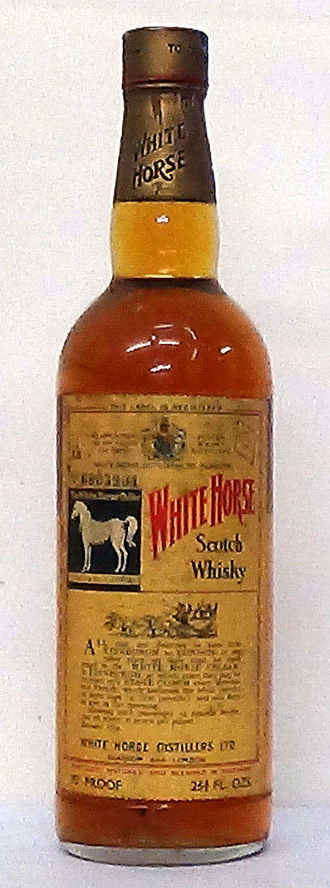 White Horse (70°proof, OB, blend, +/-1961) - Whiskey - M&M Personal Vi