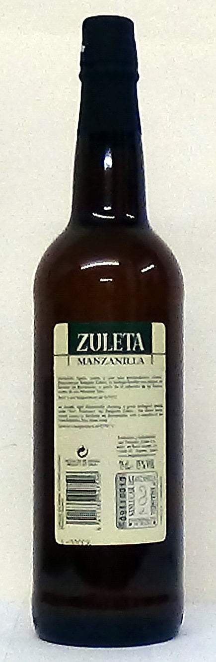 Zuleta Manzanilla Sherry - Port & Sherry - M&M Personal Vintners Ltd